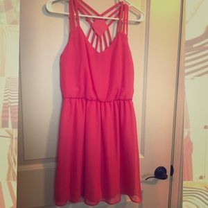 Cue fuchsia cocktail dress